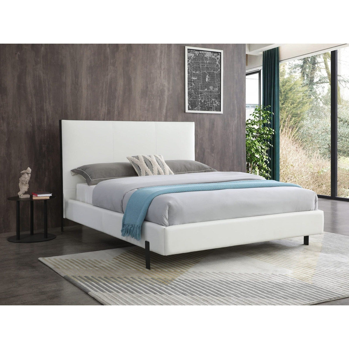 Whiteline Modern Living Hollywood King Bed