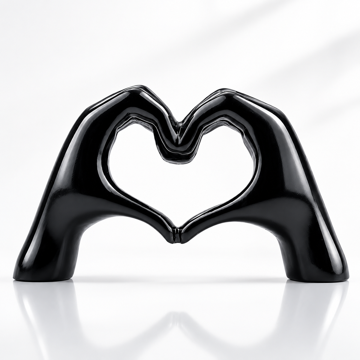 Heart Hands Sculpture