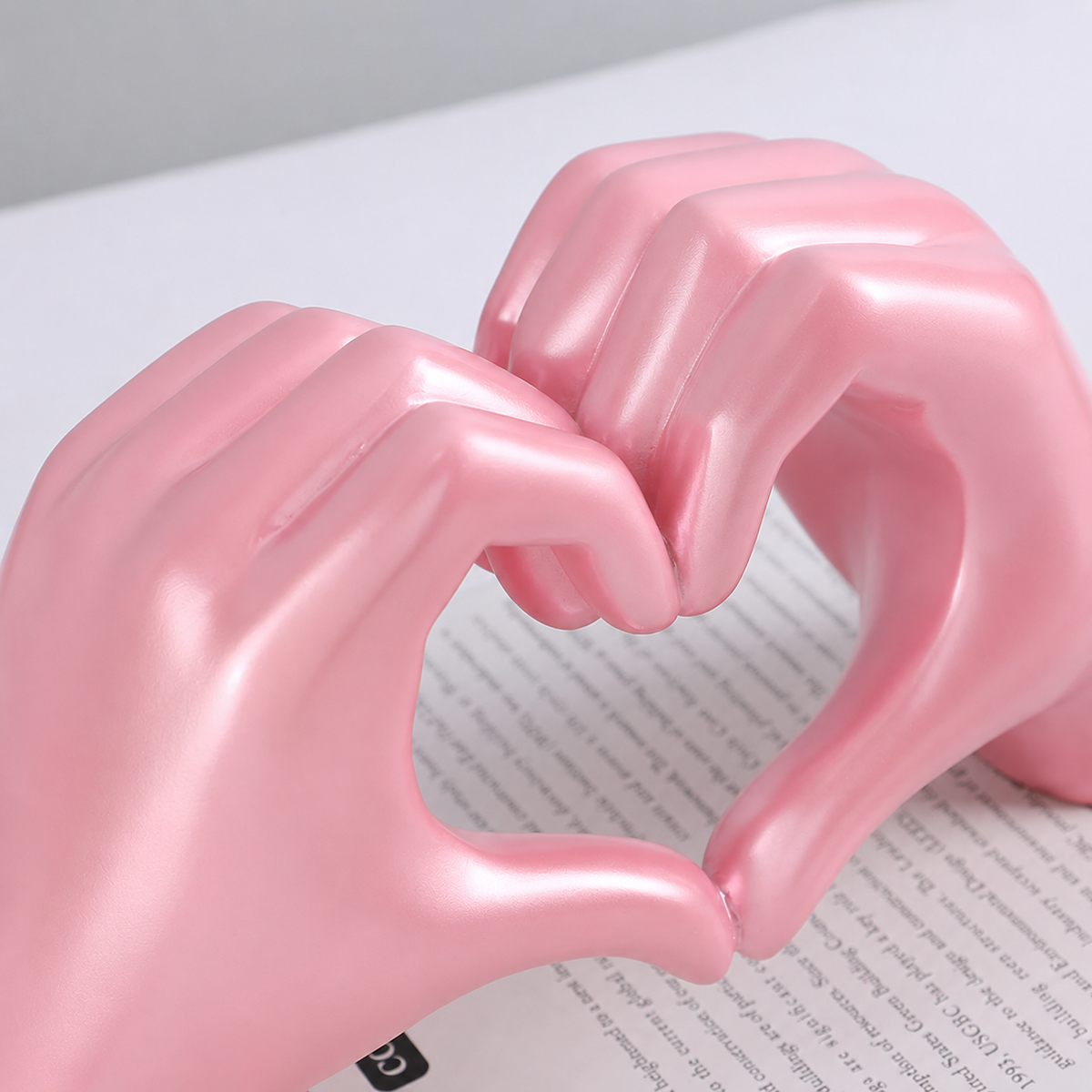 Heart Hands Sculpture