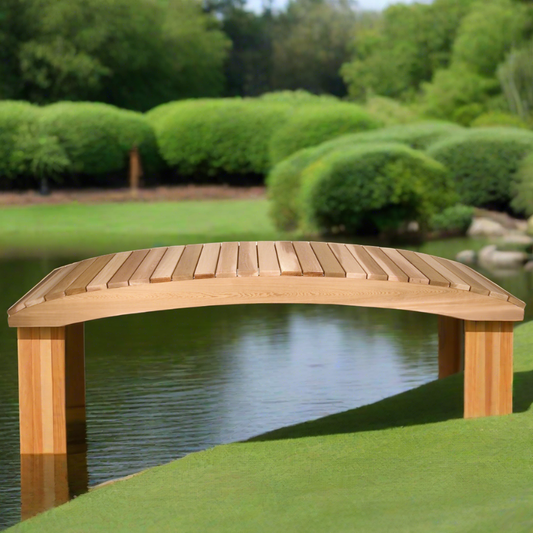 All Things Cedar 12-ft Garden Bridge FB144