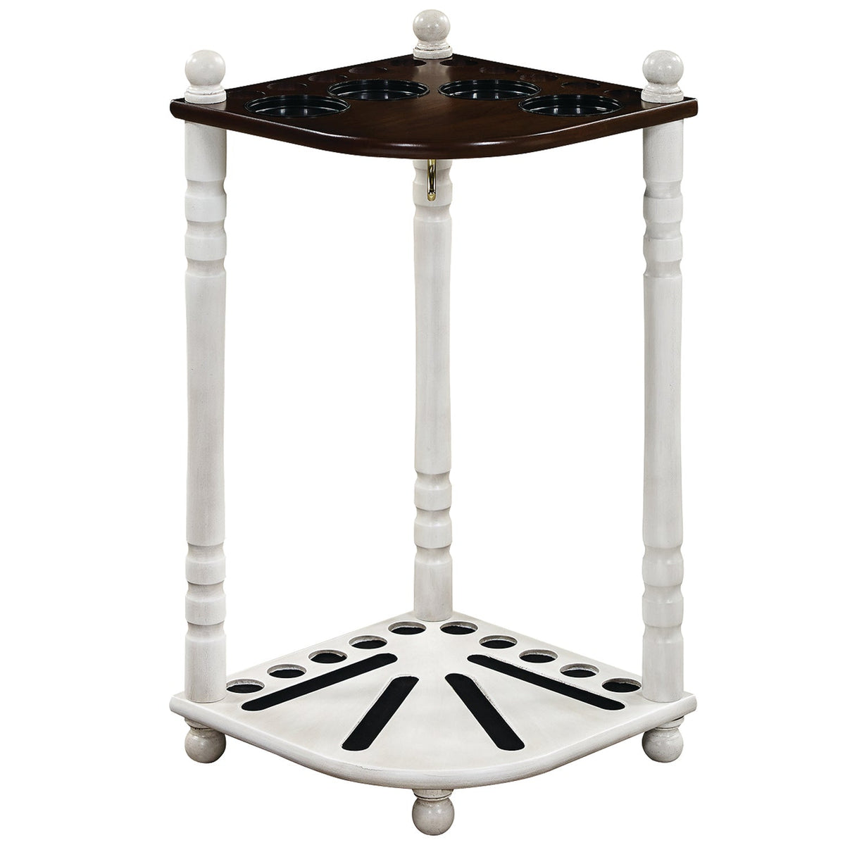 RAM Game Room Floor Cue Rack - Antique White FCR AW