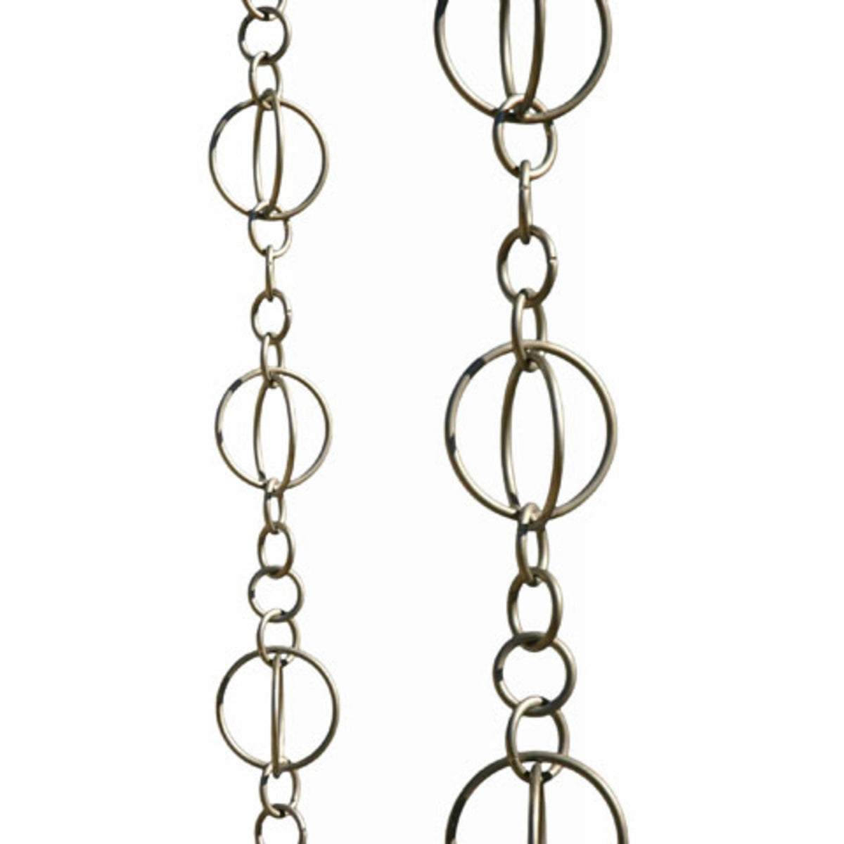 Patina Products Brushed Stainless Life Circles Rain Chain-Half Length R263H
