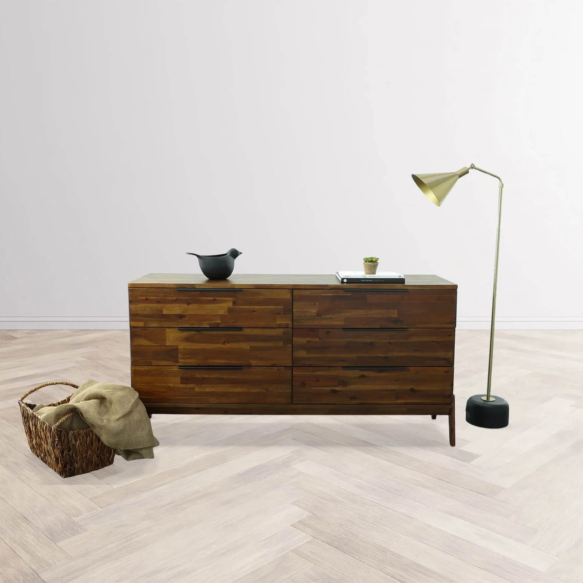 LH Imports Remix 6 Drawer Dresser REM006