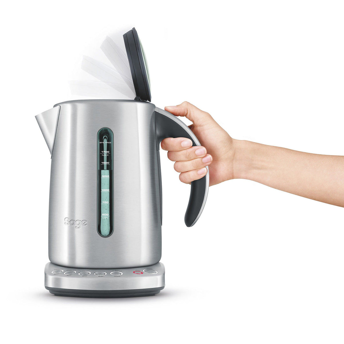 Sage the Smart Kettle 1.7L with Temperature Control, Brushed Stainless Steel SKE825BSS