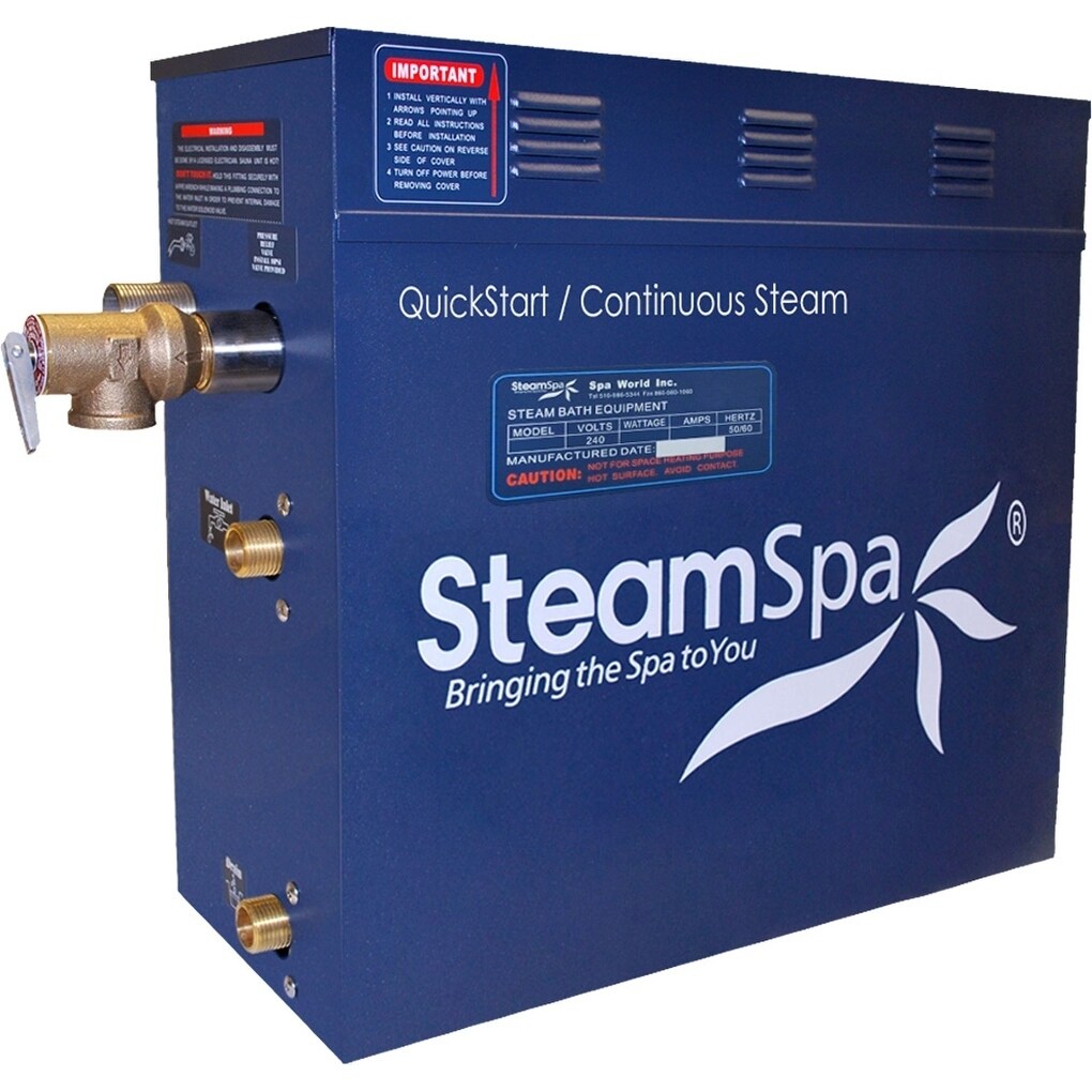SteamSpa 10.5 KW QuickStart Acu-Steam Bath Generator D-1050