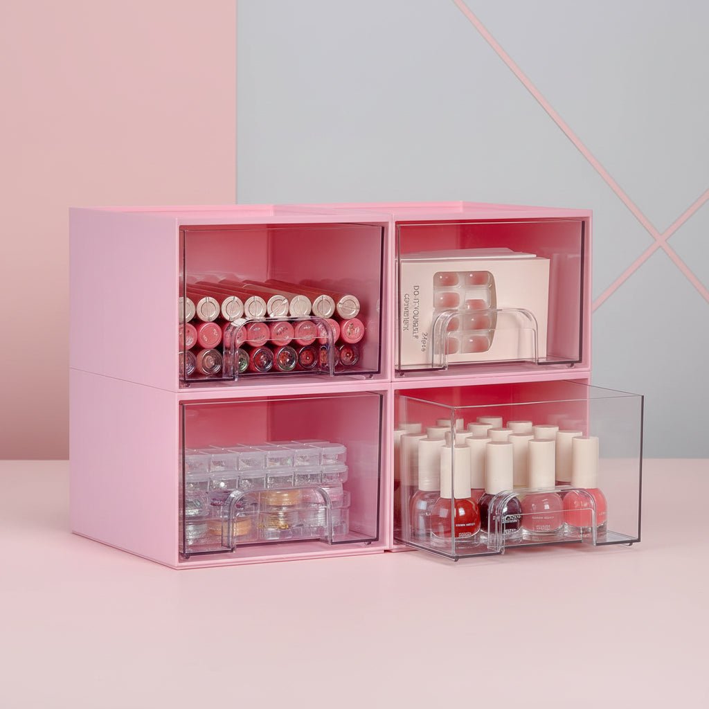 Clear Stackable Acrylic Storage Drawers
