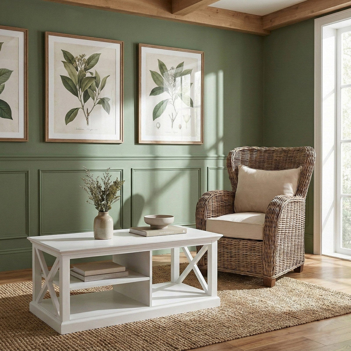 NovaSolo Halifax Coffee Table White T756
