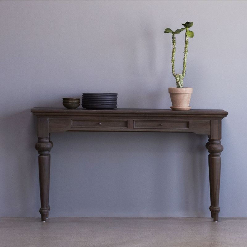 NovaSolo Hygge Console Table 62" Vintage Teak T903TK