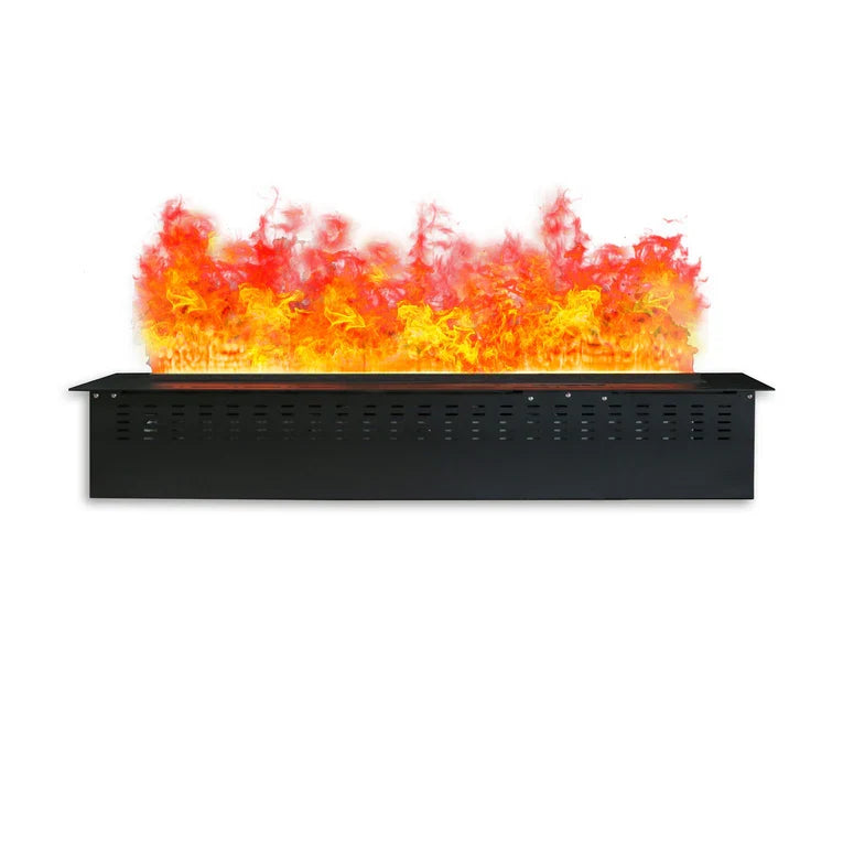 Litedeer Homes Mercury 40, 50 & 60-inch 3D Water Vapor Fireplace Cassette with Smart Fireplace App, Multi-colour Flame & Remote Control