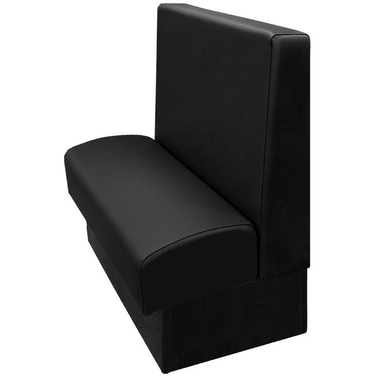 Oak Street Manufacturing Single 84" x 42" Wartburg Vinyl/Upholstered Booth