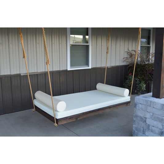 A & L Furniture 75" Twin Mattress Newport Bed (Rope Included)