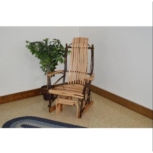 A & L Furniture Hickory Glider Rocker