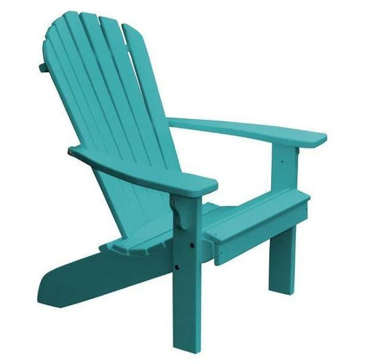 A & L Furniture Poly Fanback Adirondack Chair