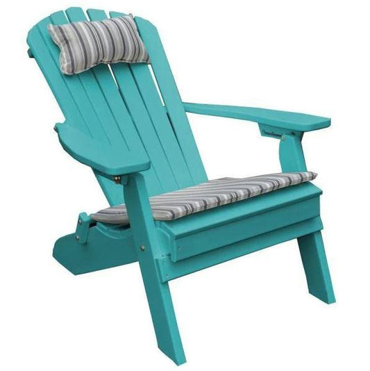 A & L Furniture Poly Folding/Reclining Adirondack Chair