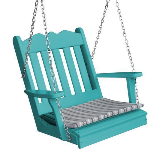 A & L Furniture Poly Royal English Chair Swing