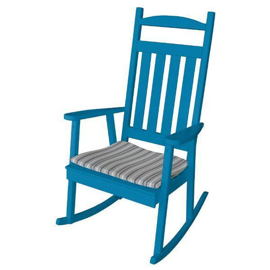 A & L Furniture Yellow Pine Classic Porch Rocker