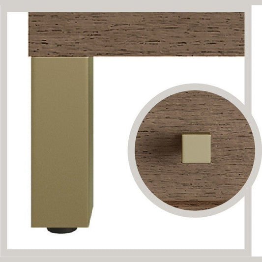 James Martin Vanities Part: Chicago Knobs and Legs Set for V48" in Champagne Brass