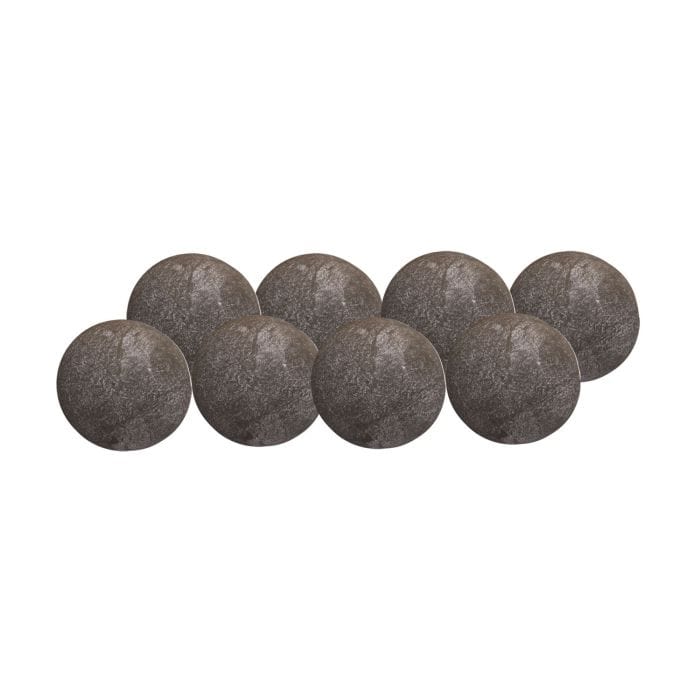 Grand Canyon Cannon Ball Set, 4-Inch (8 PC) Dark Gray CB4-8-DGY