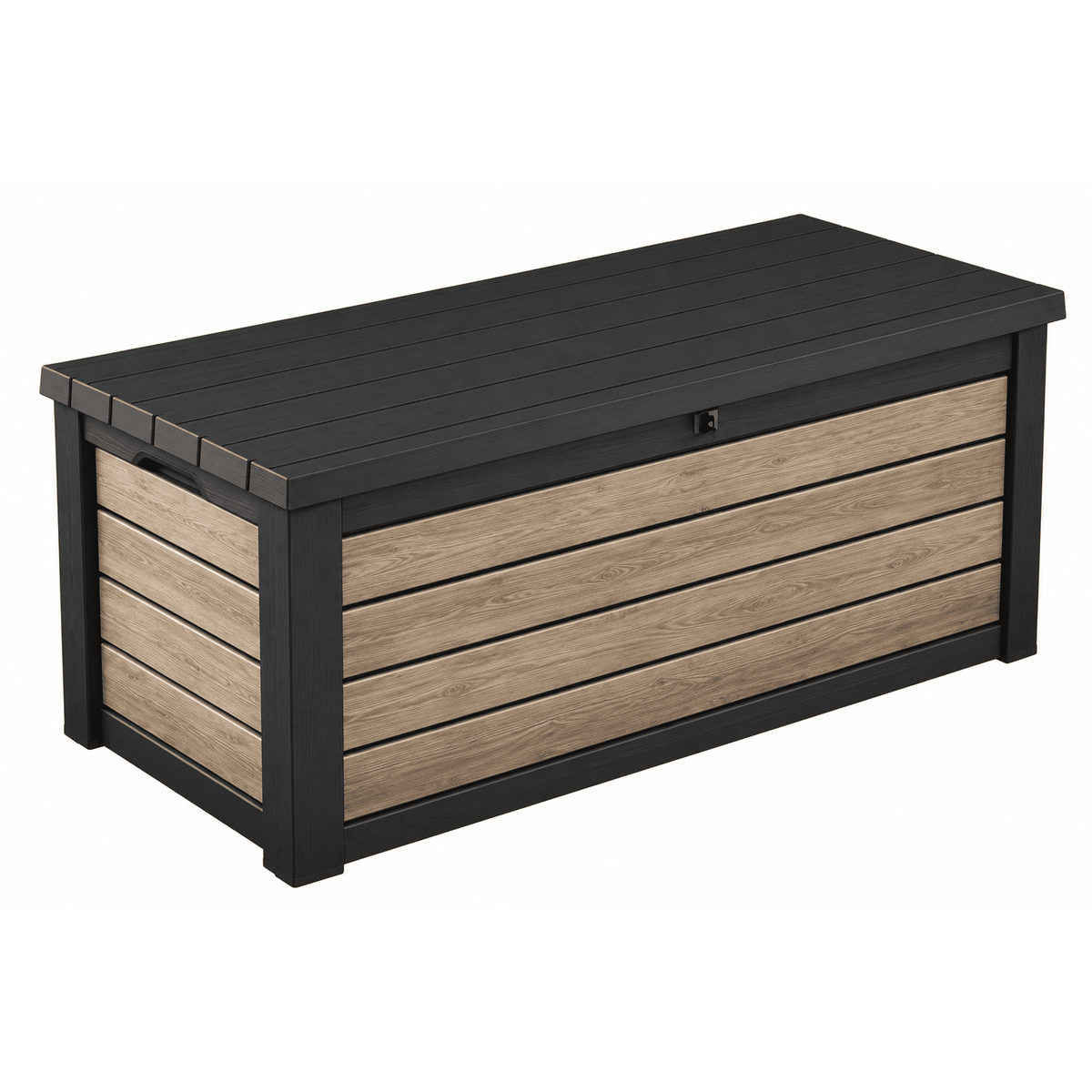 Outdoor deck storage box