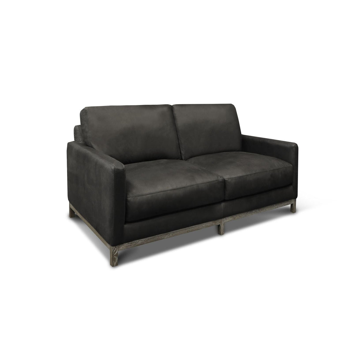 GTR Monterrey 100% Top Grain Leather Modern Americana Loveseat
