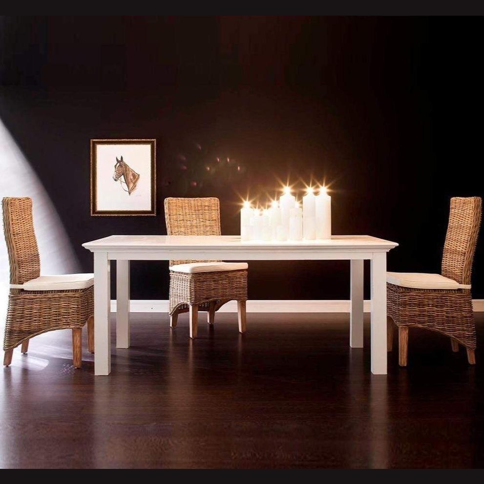 NovaSolo Halifax Dining Table 62" White T759-160