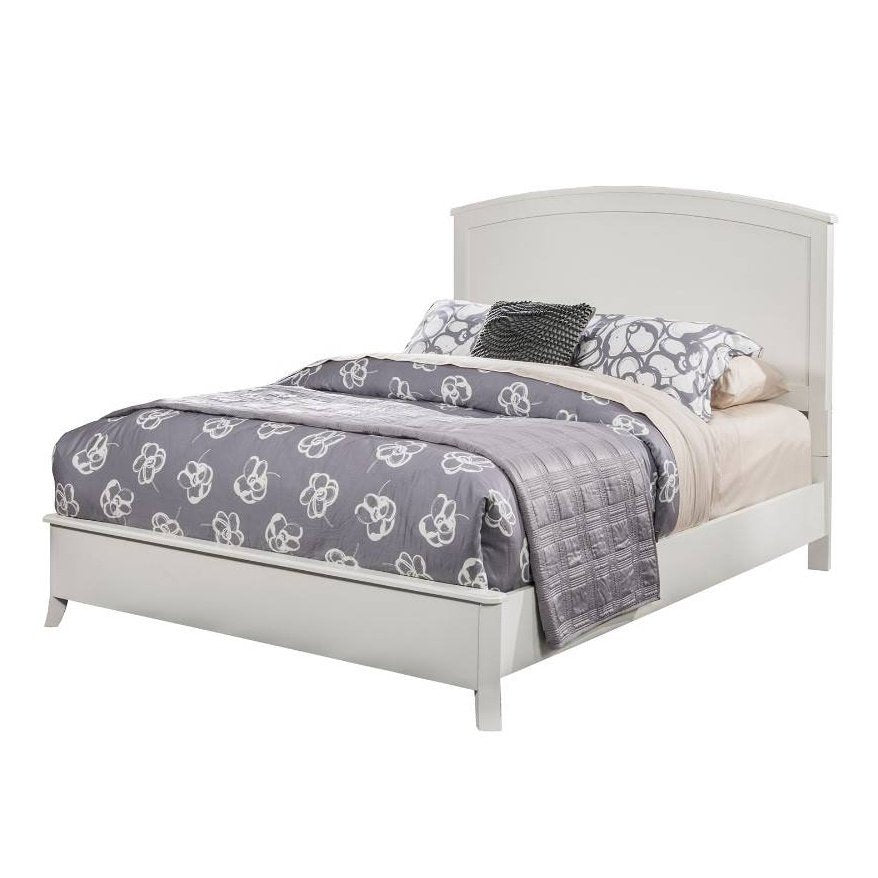 Alpine Furniture Baker California King Panel Bed, White 977-W-07CK