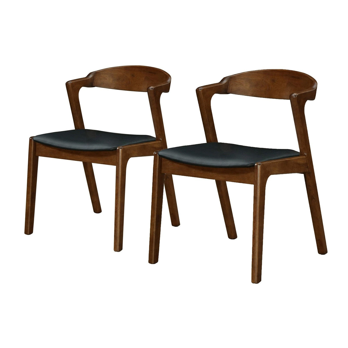New Pacific Direct Swansea PU Leather Chair, (Set of 2) 1320010-524