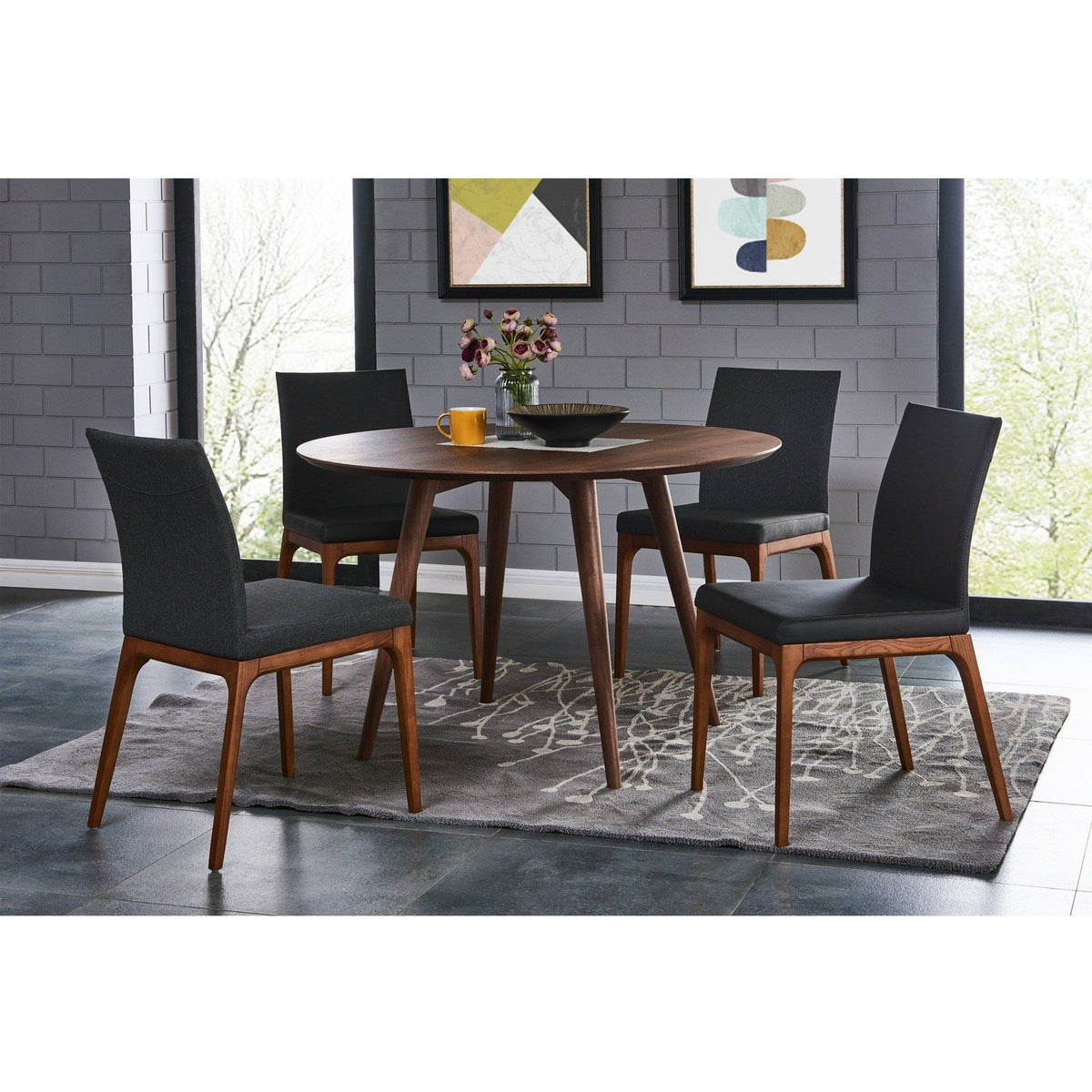 New Pacific Direct Devon Fabric Chair, (Set of 2) 448237-NS-W