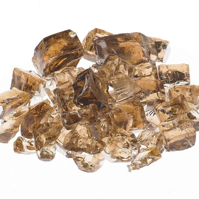 Grand Canyon Terra Copper Reflective Fire glass (1/2-Inch) 10 lbs RFG-10-TC