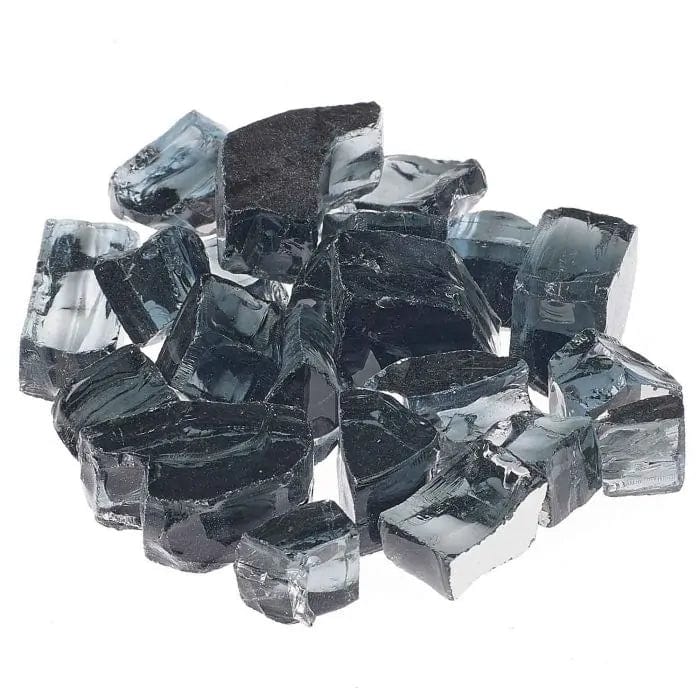 Grand Canyon Vesper Black Reflective Fire glass (1/2-Inch) 10 lbs RFG-10-VB