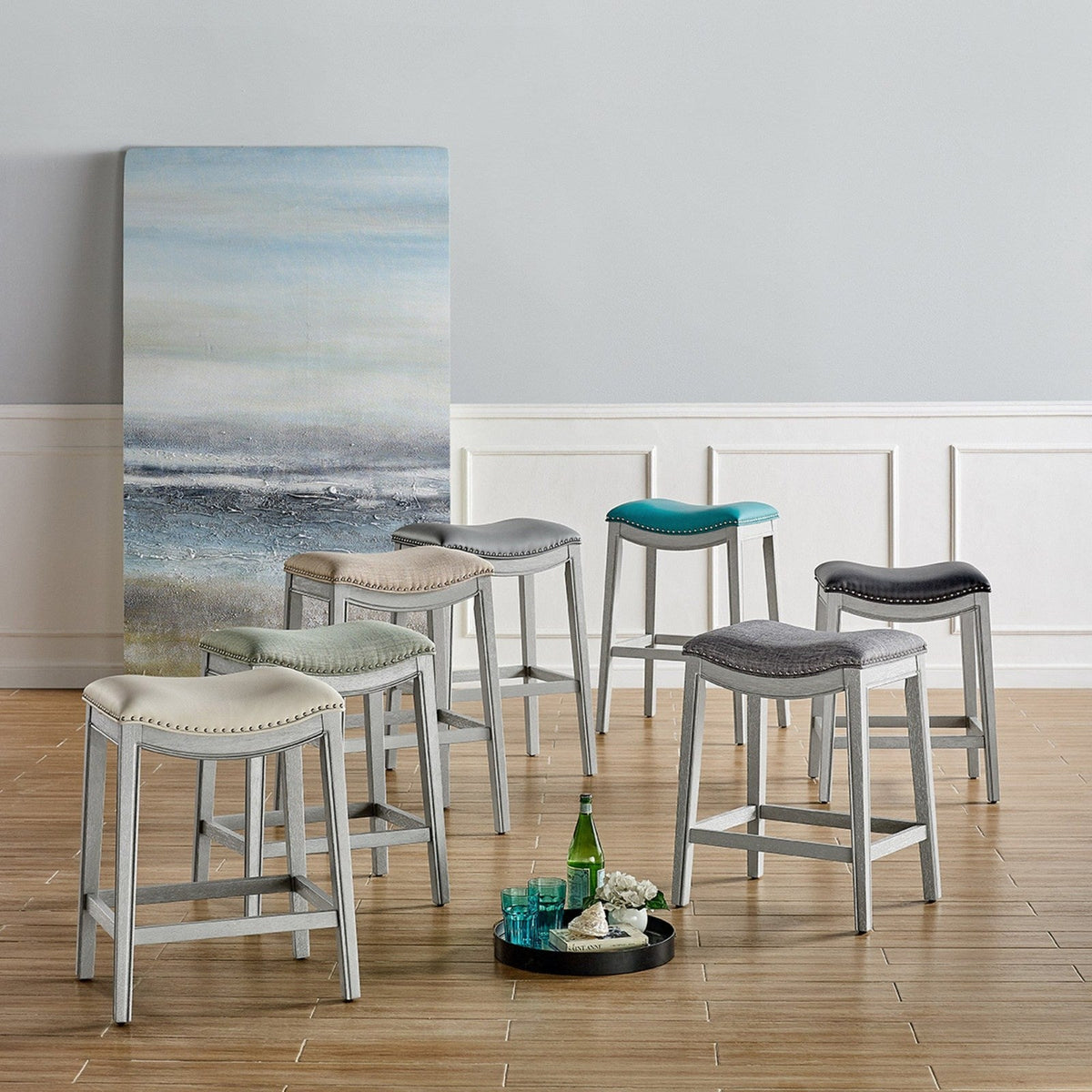 New Pacific Direct Grover PU Leather Counter Stool 1330001-385